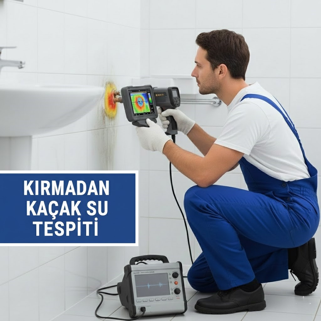 Gaziantep Tesisat - Kırmadan Kaçak Su Tespiti - KCK Tesisat